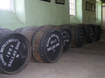 gallery-attractions-whisky Whisky barrels at Dhallas Dhu Distillery