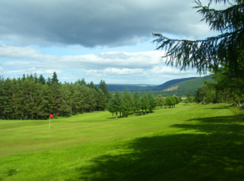 Golf course near Elgin, in the Moray Firth