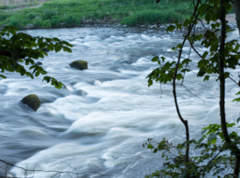 Fast flowing river, perfect for fishing