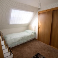 Twin room at Victoria Cottage, Moray Coast, Scotland