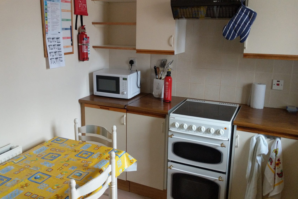 Pulteney Cottage, Moray Coast. Holiday accommodation. Kitchen.